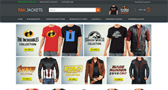 Desktop Screenshot of fanjackets.com