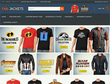 Tablet Screenshot of fanjackets.com